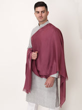 Load image into Gallery viewer, Purple color unisex winter stole
