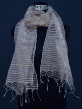 Load image into Gallery viewer, Natural silk stole
