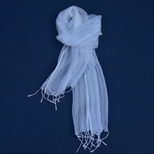 Load image into Gallery viewer, Natural silk and blended stole