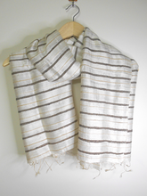 Load image into Gallery viewer, Tassar, Dupion and katia silk stole
